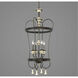Bergamo 4 Light 18.75 inch Forged Bronze Foyer Pendant Ceiling Light, Design Series